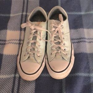 Mint green converse